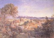 Samuel Palmer A View of Ancient Rome oil painting artist